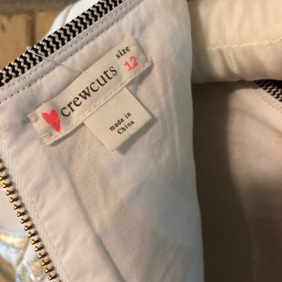 J.Crew Crewcuts ivory dress Girls Sz 12 - Picture 4 of 8